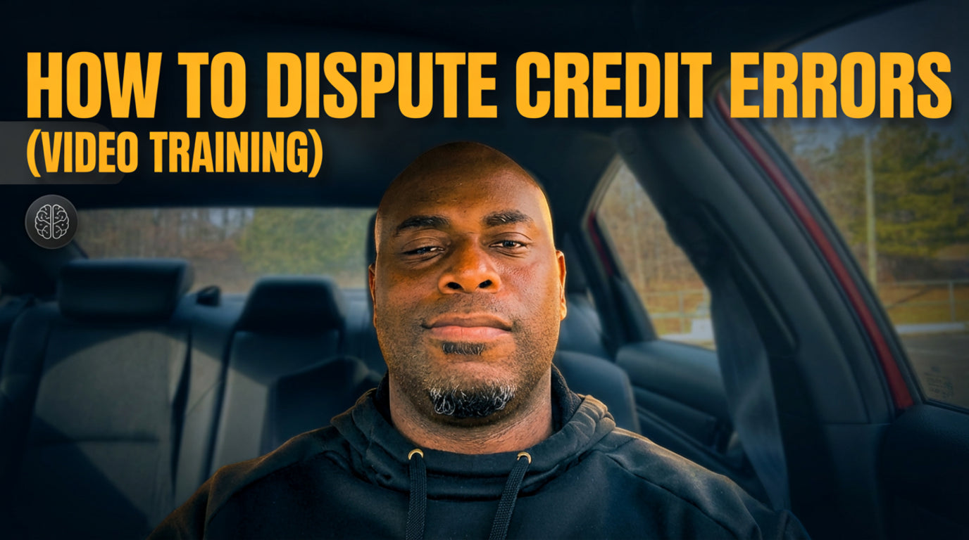 How to Dispute Credit Errors Video Training
